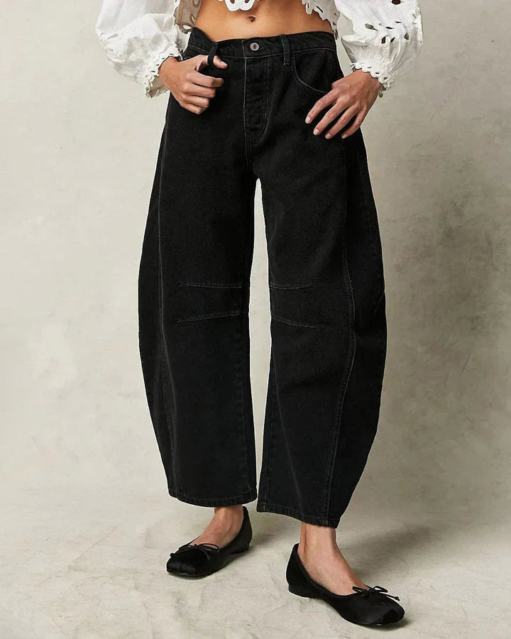 Ava - jeans a botte a vita media da donna