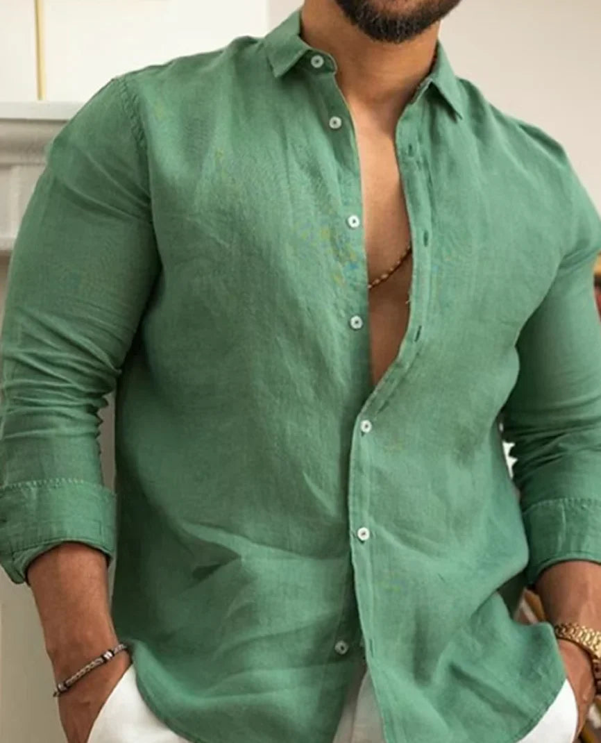 Camicia di lino elegante - gero