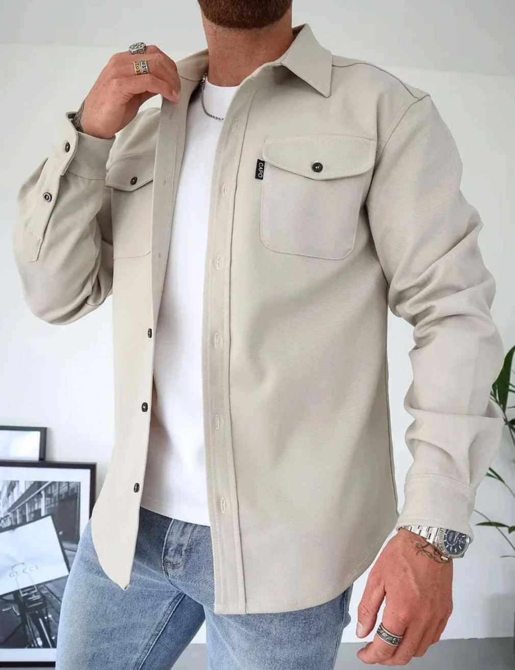 Kay - camicia elegante per l'autunno