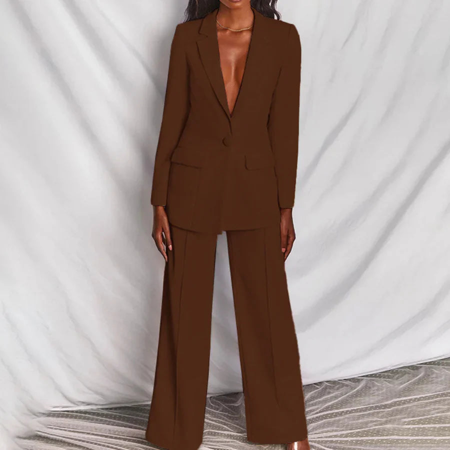 Leotine - set blazer e pantaloni chic
