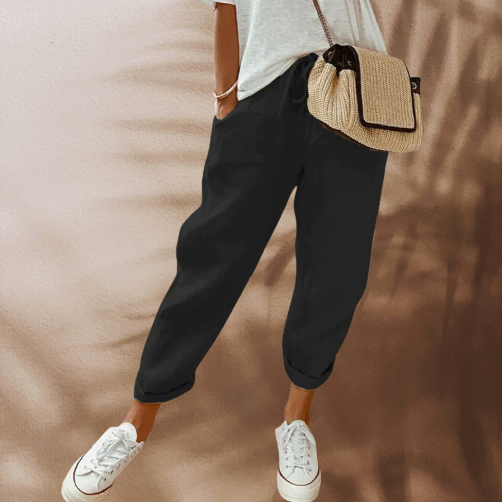 Bibi - pantaloni di lino casual ed eleganti