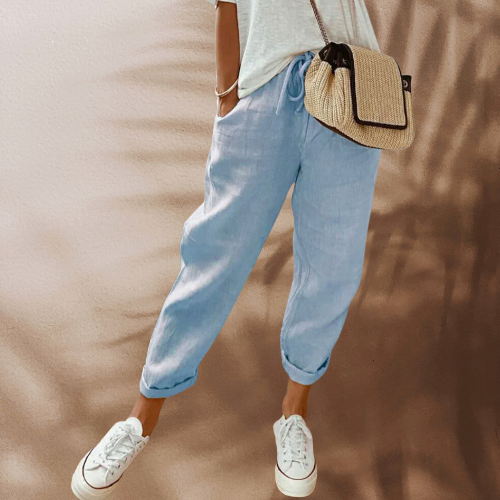Bibi - pantaloni di lino casual ed eleganti