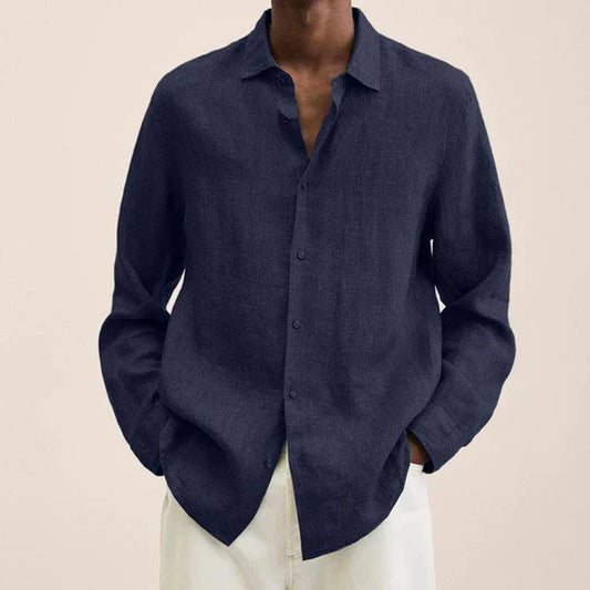 Elegante camicia da uomo in lino: La leggerezza contro la versatilità