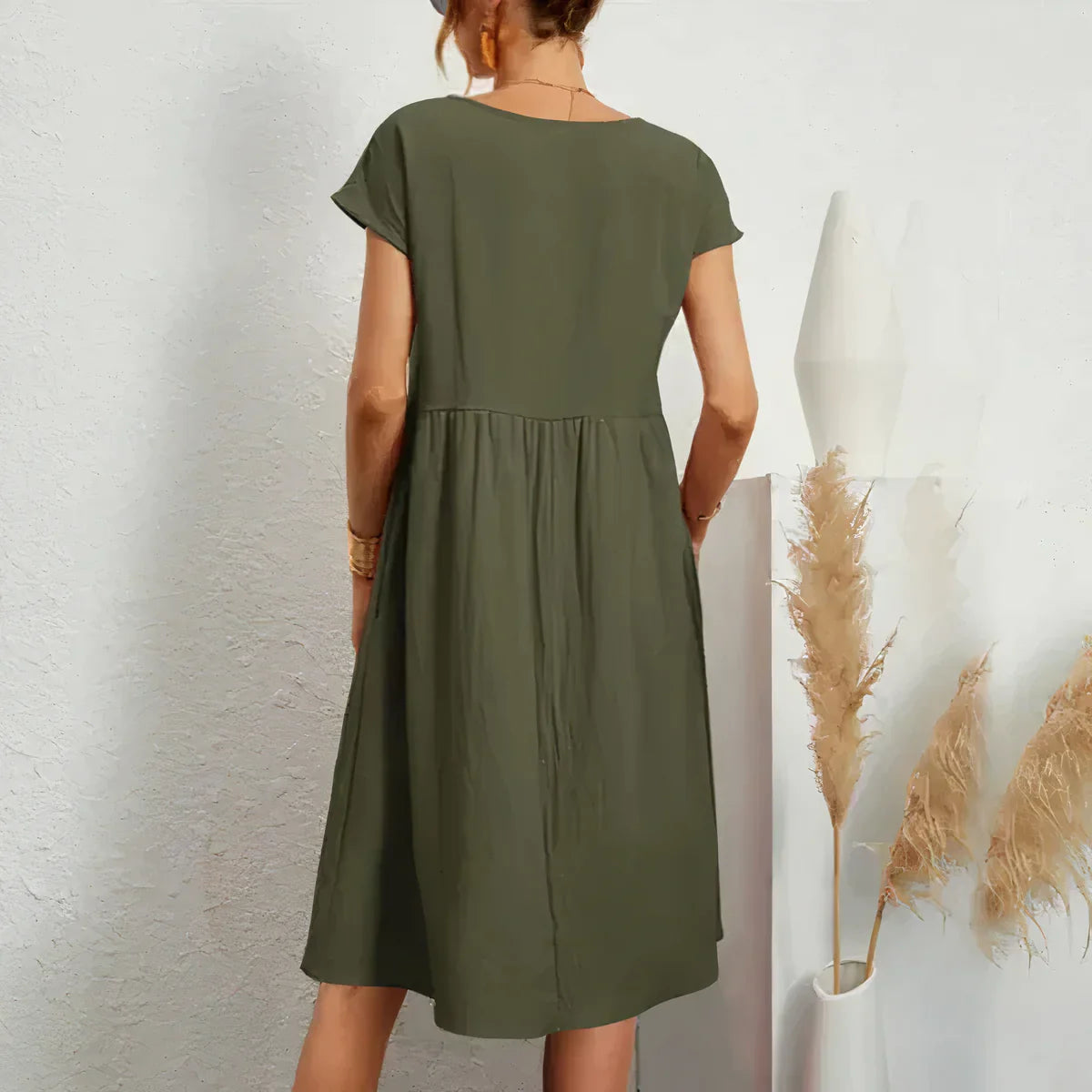 Abito estivo al ginocchio con tasche - iren