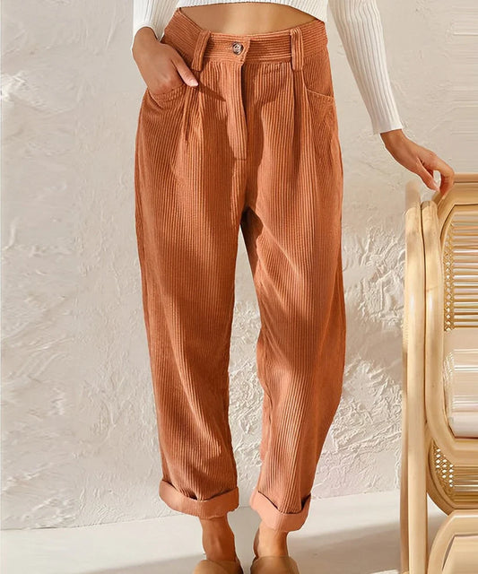 Jana - pantaloni di velluto a coste alla moda