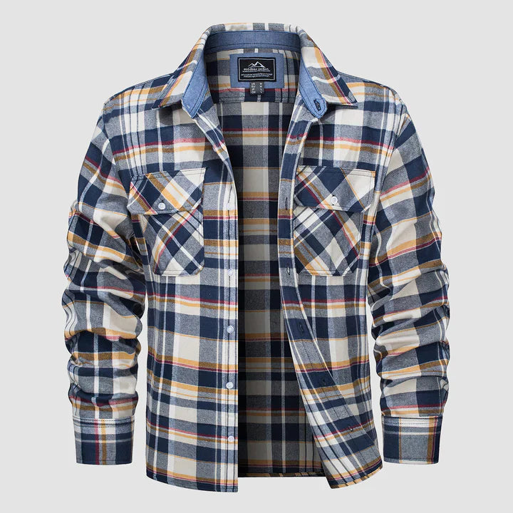 Mas – camicia foderata in flanella per uomo