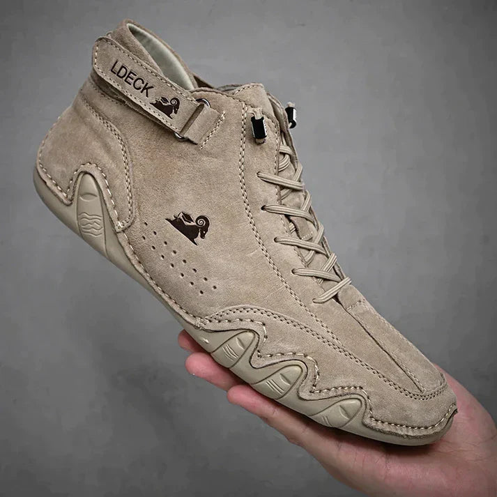Scarpa - a piedi nudi antiscivolo ultra confortevole realizzata in vera pelle