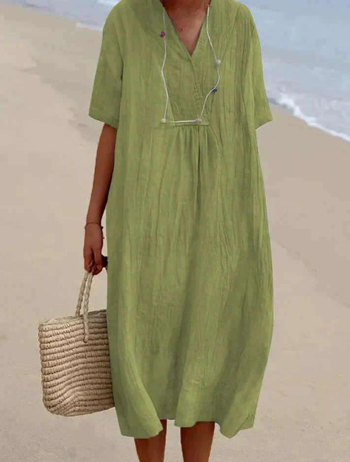 Luftiges sommerkleid im boho-stil –leggerezza e comodità