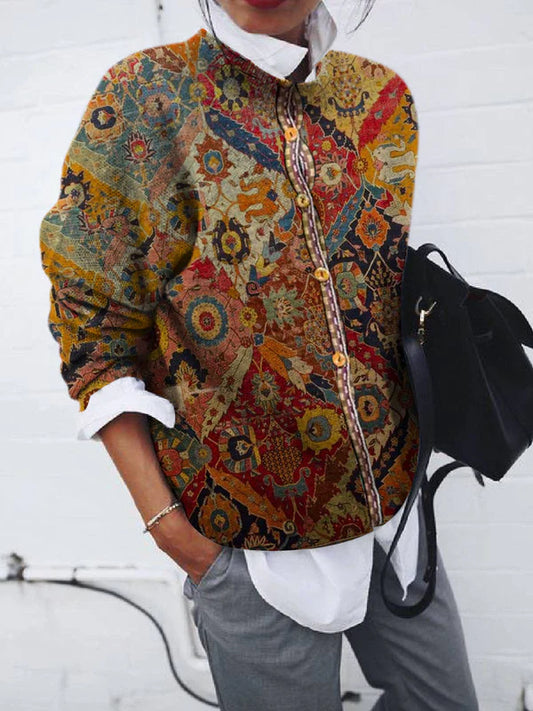 Élodie lavin | Maglione elegante in stile vintage