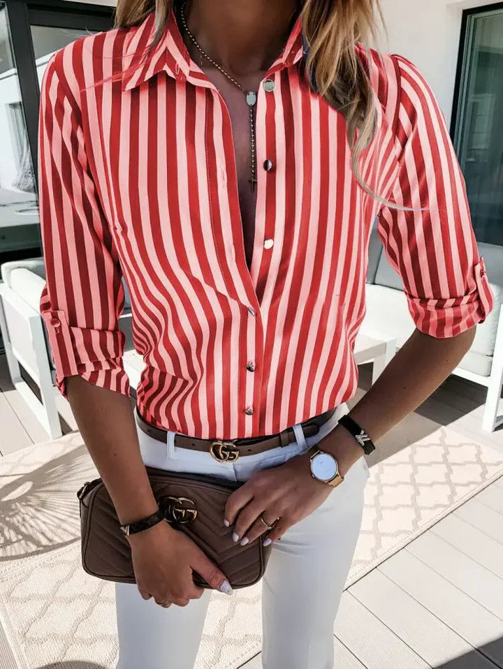 Carina - Blusa a righe marittime