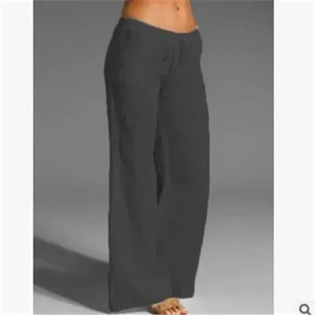 Pantaloni di lino bianco - Anna