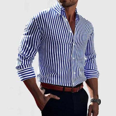 Timothy - camicia di cotone a righe