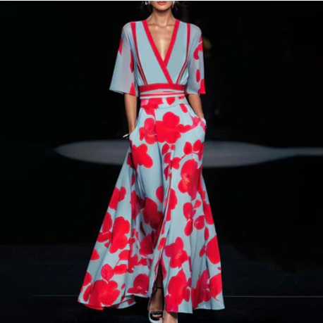 Mia - maxi abito a fiori