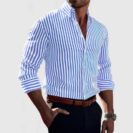 Timothy - camicia di cotone a righe
