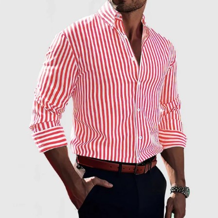 Timothy - camicia di cotone a righe