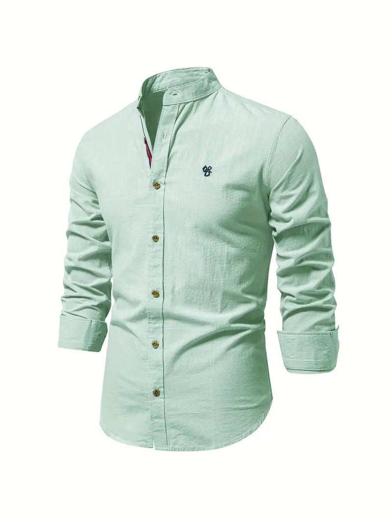 Benjamin –camicia a maniche lunghe con bottoni per la primavera
