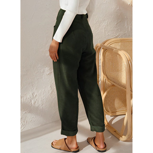 Ingrid - Pantaloni in velluto a coste alla moda