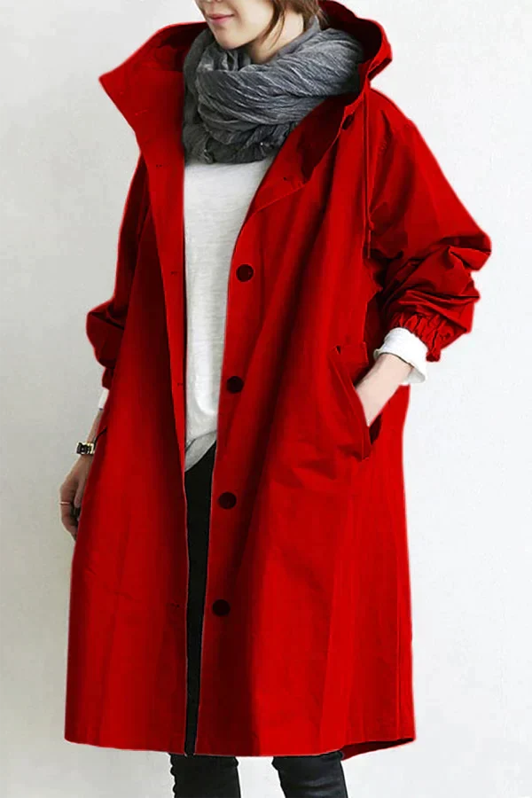 Impermeabile oversize con scudo urbano e trend setter