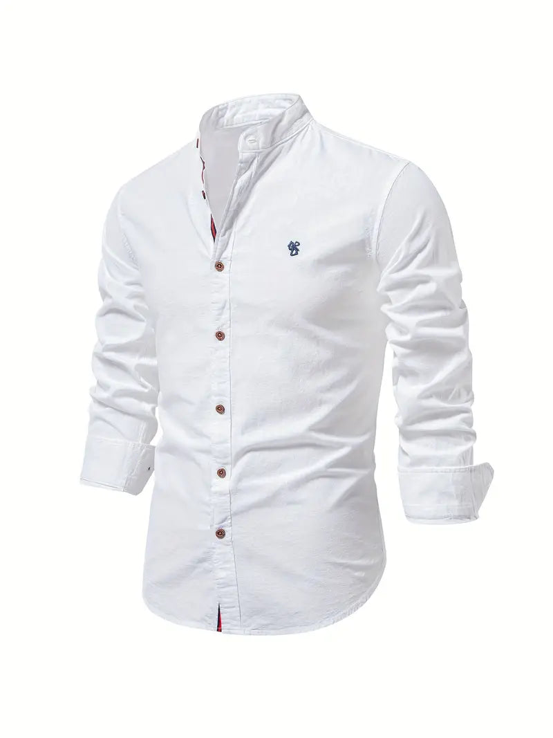 Benjamin –camicia a maniche lunghe con bottoni per la primavera