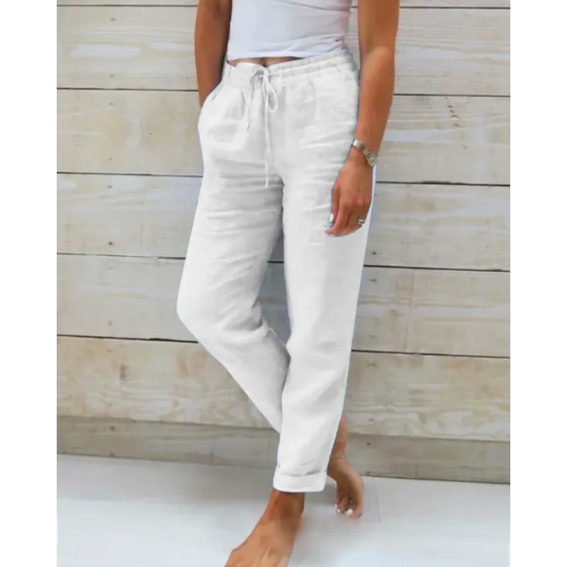 Stacy – pantaloni di lino eleganti per le donne