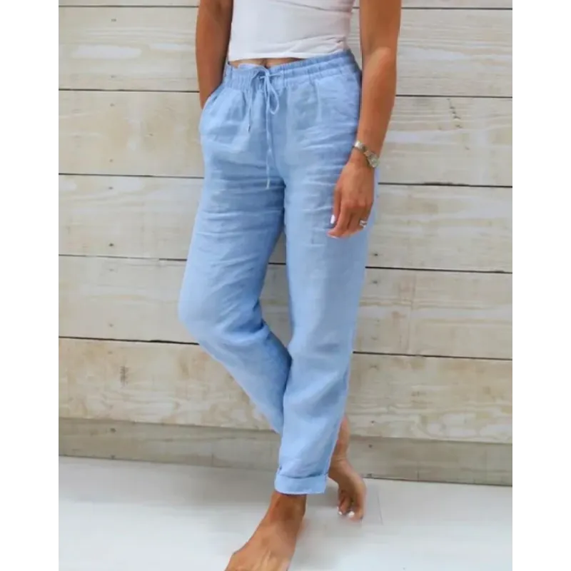 Stacy – pantaloni di lino eleganti per le donne