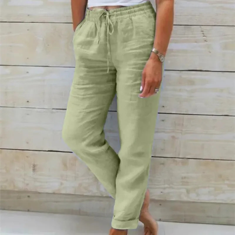 Stacy – pantaloni di lino eleganti per le donne