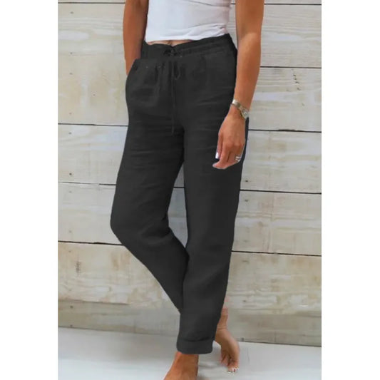 Stacy – pantaloni di lino eleganti per le donne
