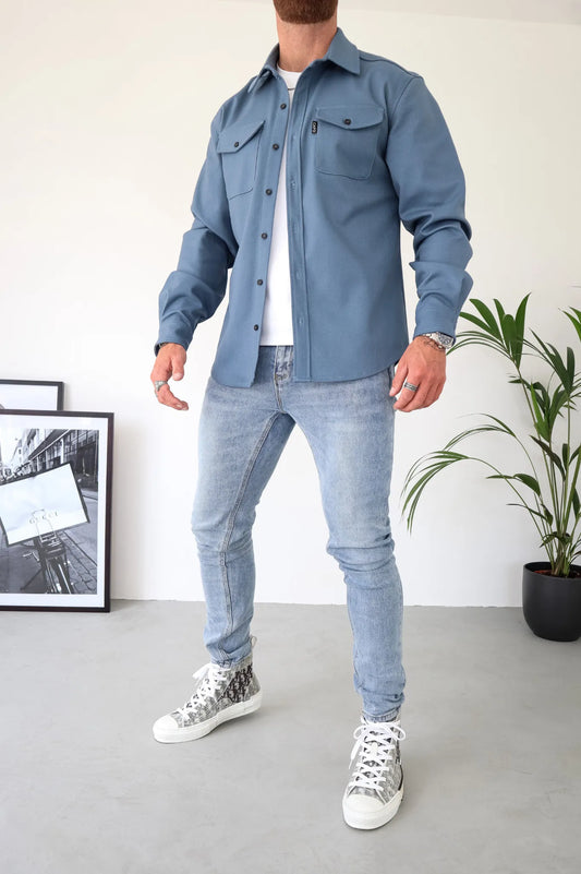 Giacca-camicia moderna per uomo - Azan