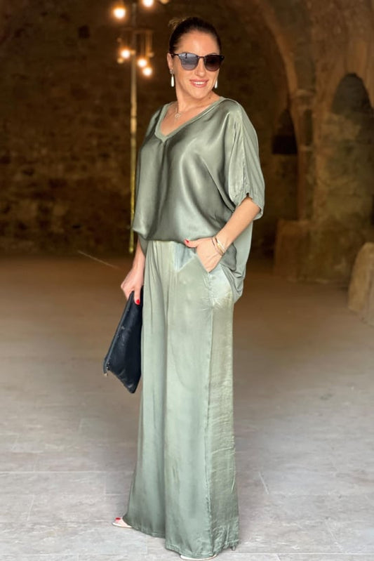 Britt - set due pezzi in raso