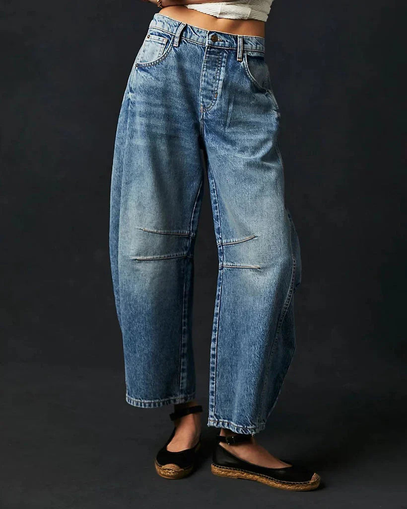 Ava - jeans a botte a vita media da donna