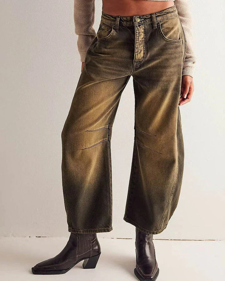 Ava - jeans a botte a vita media da donna