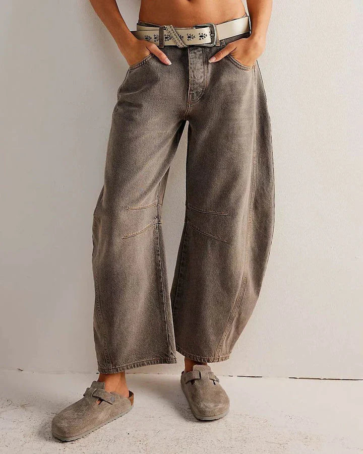 Ava - jeans a botte a vita media da donna
