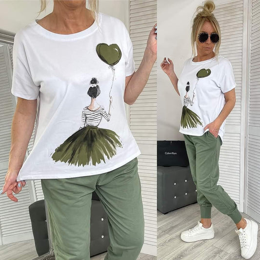 Benja - elegante completo due pezzi per la primavera