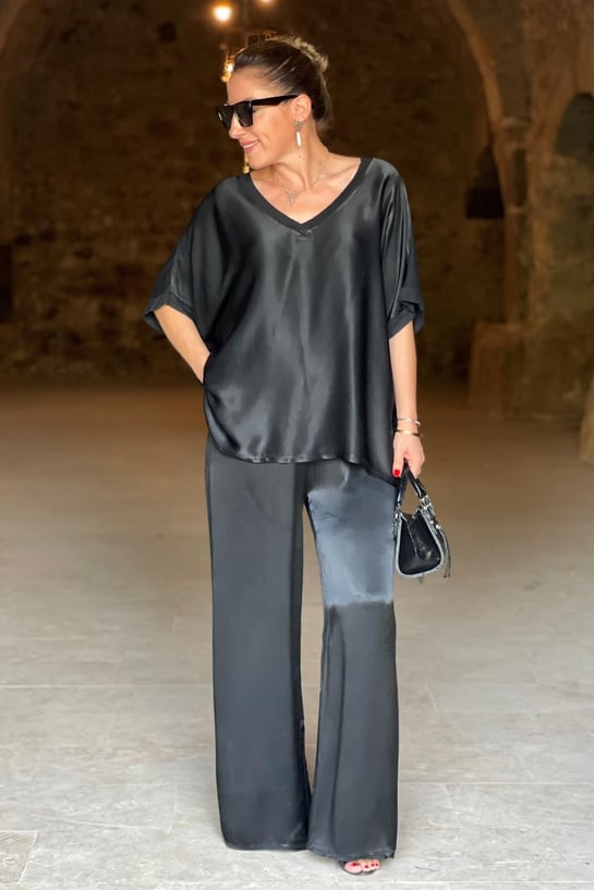 Britt - set due pezzi in raso