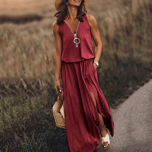 Vestito con cerniera